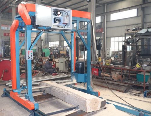 Horizontal Cutting Chainsaw Sawmill 2m Width Portable Chain Saw Mill