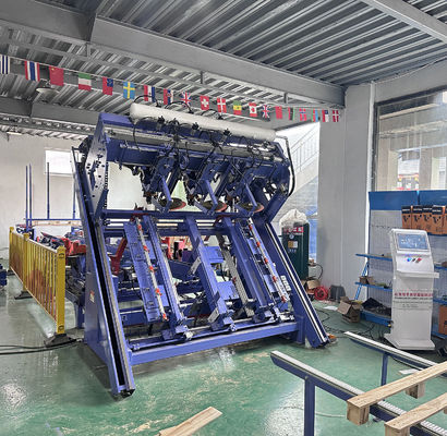 Factory price automatic wood pallet nailing machine Euro pallet production line Wood stringer pallet making machine