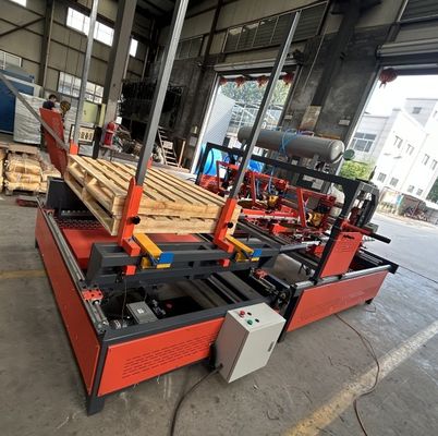 Semi Automatic Pallet Nailing Machine, nailing machine for wooden pallet, machine to nail the pallet