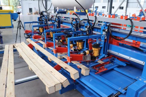 Automation European Pallet Legs Nailing Machine Wood Pallet Foot Pier Automatic Nailing Machine