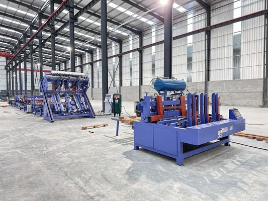 Automation European Pallet Legs Nailing Machine Wood Pallet Foot Pier Automatic Nailing Machine