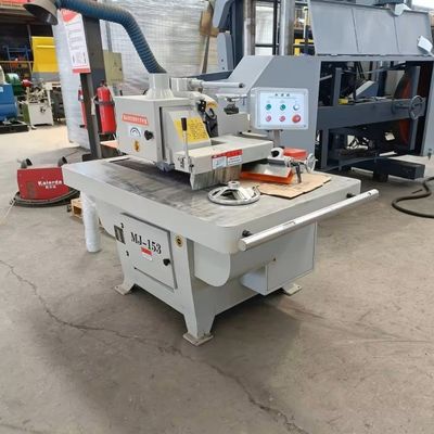 High Precision Single Blade Straight Line Automatic Rip Saw Optimal Edge Cutting