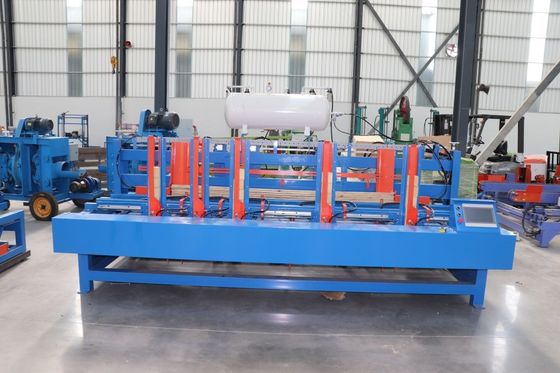 European Style Wood Pallet Block Feet Connecting Machine Pallet Legs Nailing Machine