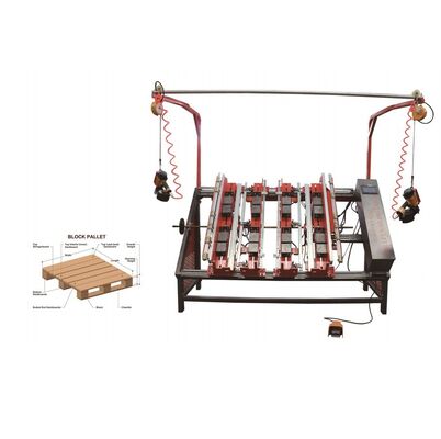PT-3300 Heavy-Duty Wood Pallet Nailing Machine 800-1650mm Automatic Palletizer System for High-Volume Production