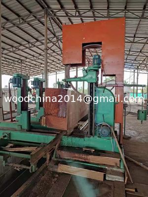 60'' Heavy-duty CNC Wood Saw Machine Vertical Band Sawmill Commercial Log Cut Saw for timber