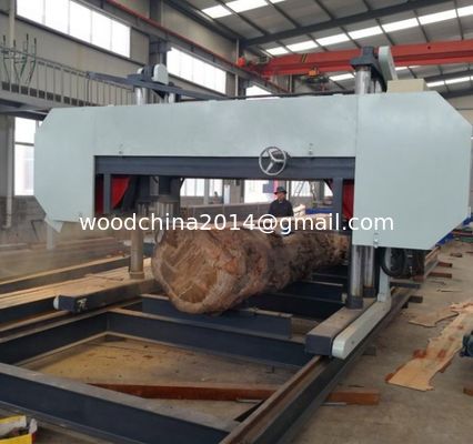 디아 2500mm CNC 수평 자동 목재 밴드톱 기계 밴드톱 아프리카 로그 절단