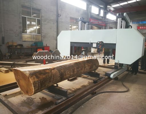 고품질 Log Wood Processing Sawmill Machine 수평 휴대용 띠톱 톱 톱 톱 톱