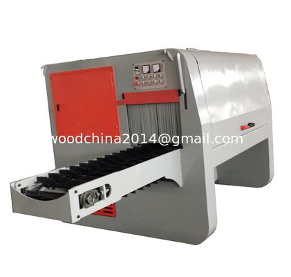 둥근 로그 목재 다중 복수 블레이드 리프 톱 wWood Cutting Saw Machine