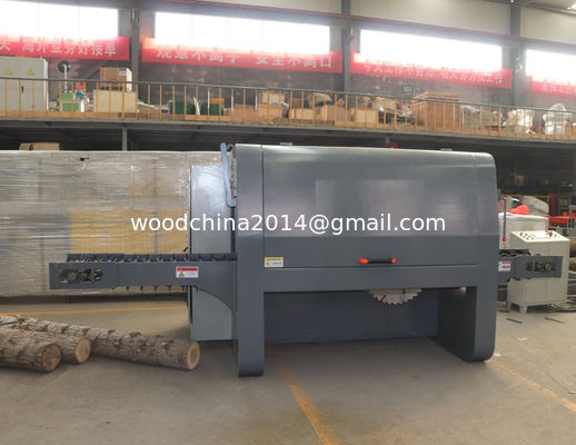 둥근 로그 목재 다중 복수 블레이드 리프 톱 wWood Cutting Saw Machine