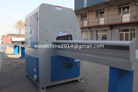 첨단 고효율 안정적인 작업 자동 목재 크로스 절단 톱 600mm 11kw / 15hp 5-30m / min