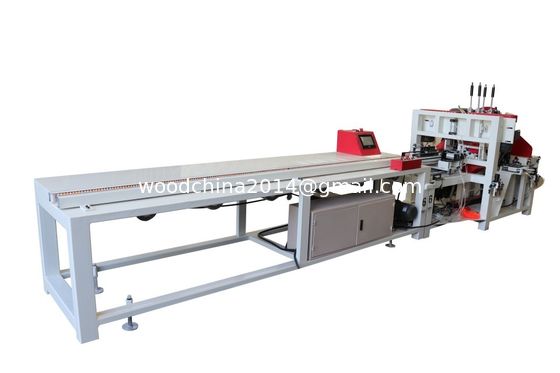 7.5KW 자동 CNC 목재 팔레트 발 피어 제조 기계 40-120MM 두께 40-100MM 너비