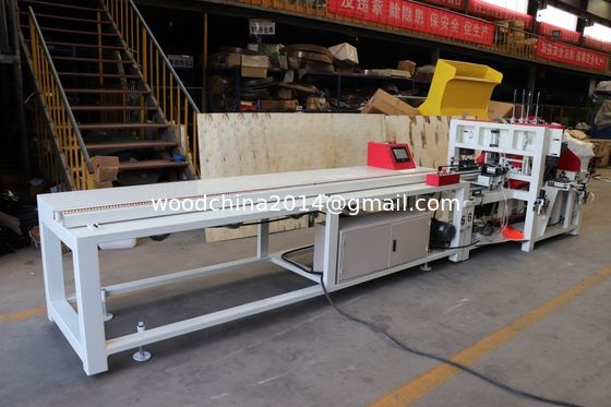 7.5KW 자동 CNC 목재 팔레트 발 피어 제조 기계 40-120MM 두께 40-100MM 너비