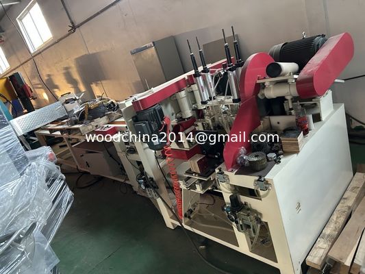 7.5KW 자동 CNC 목재 팔레트 발 피어 제조 기계 40-120MM 두께 40-100MM 너비