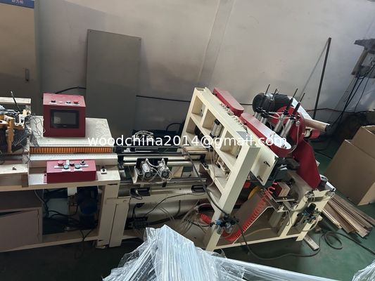 7.5KW 자동 CNC 목재 팔레트 발 피어 제조 기계 40-120MM 두께 40-100MM 너비