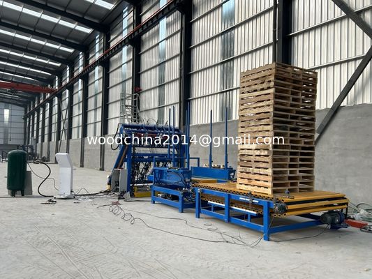 경제 팔레트 제조 장비 미국 팔레트용 CNC 목재 팔레트 나일링 머신