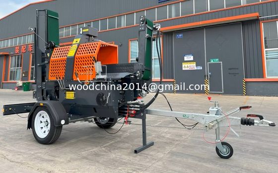 15HP 가솔린 엔진과 자동 수압 목재 분단기