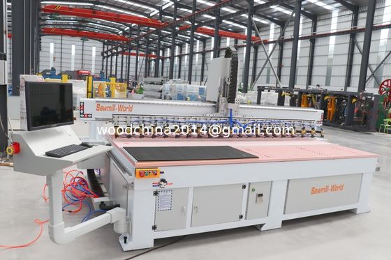 MDF 벽 패널 천장 음질 맞춤형 2400-3000mm 음향 패널 나일링 머신