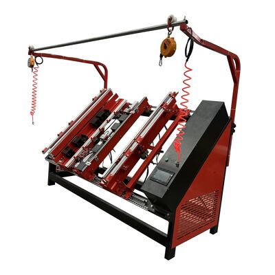 PT-3300 중용 목재 팔레트 톱링 머신 800-1650mm 자동 팔레티제 시스템