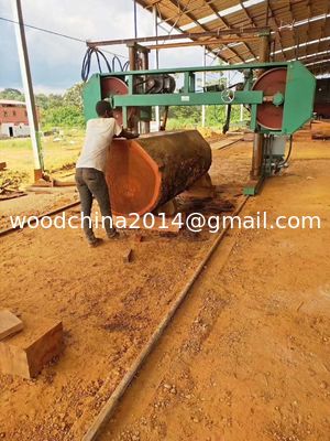 고품질 Log Wood Processing Sawmill Machine 수평 휴대용 띠톱 톱 톱 톱 톱