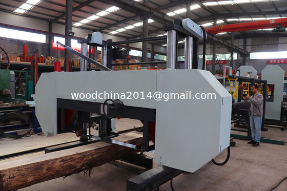 고품질 Log Wood Processing Sawmill Machine 수평 휴대용 띠톱 톱 톱 톱 톱