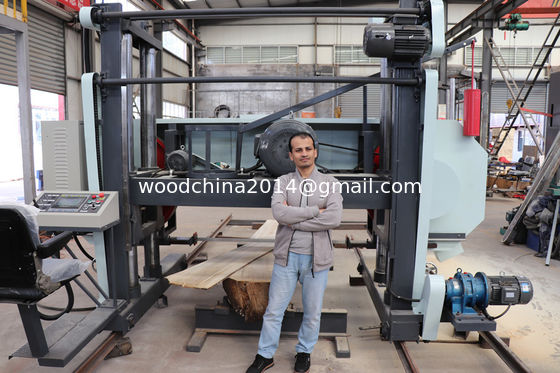 고품질 Log Wood Processing Sawmill Machine 수평 휴대용 띠톱 톱 톱 톱 톱